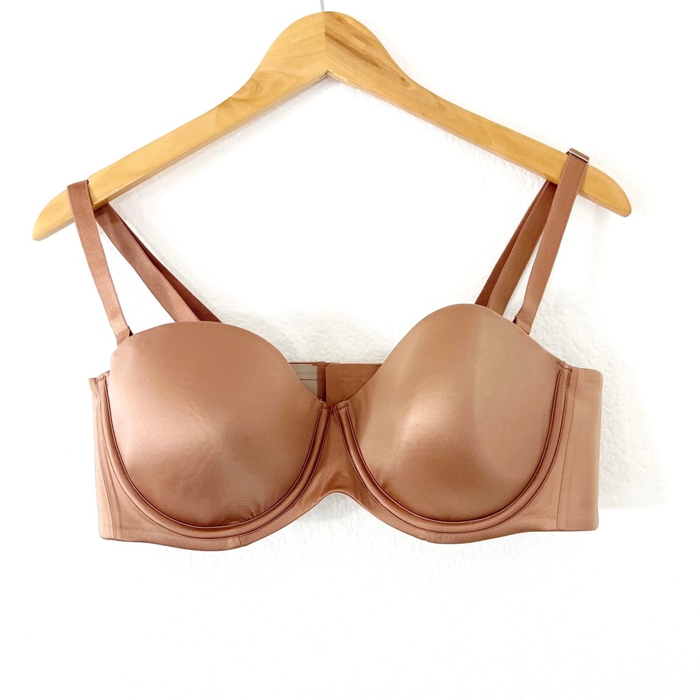 Soma Vanishing Strapless/Strap Bra 38D Cream NWT